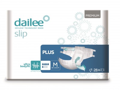 Dailee Slip Premium Plus M, kalhotky zalepovací 28 ks