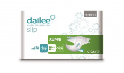 Dailee Slip Premium Super XS/S, inkontinenční zalepovací kalhotky 28 ks