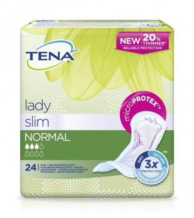 TENA Lady Slim Normal inkontinenční dámské vložky 24 ks