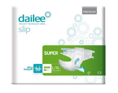 Dailee Slip Premium Super L/XL inkontinenční zalepovací kalhotky 30 ks