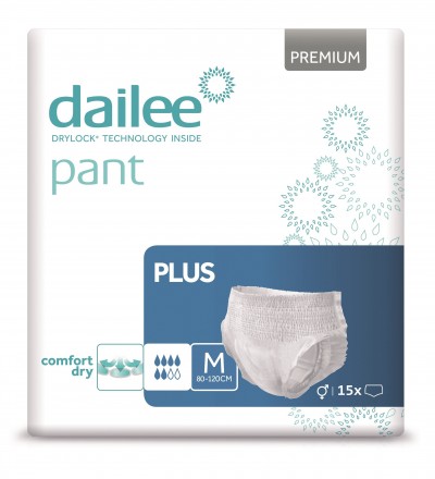 Dailee Pant Premium Plus M, kalhotky natahovací 15 ks