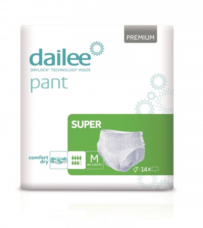 Dailee Pant Premium Super M, inkontinenční navlékací kalhotky 14 ks
