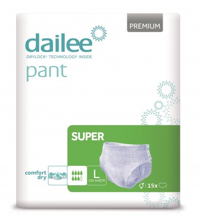 Dailee Pant Premium Super L, inkontinenční navlékací kalhotky 15 ks
