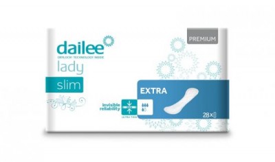 Dailee Lady Premium Slim EXTRA, vložky pro ženy 28 ks
