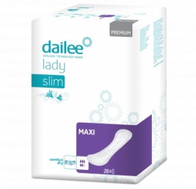 Dailee Lady Premium Slim MAXI, vložky pro ženy 28 ks