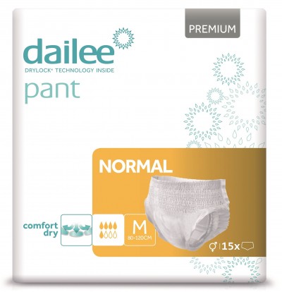 Dailee Pant Premium Normal M, inkontinenční navlékací kalhotky 15 ks
