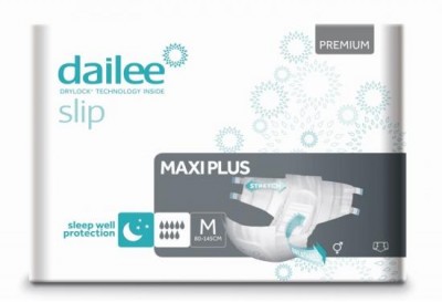 Dailee Slip Premium Maxi Plus M, inkontinenční zalepovací kalhotky 30 ks