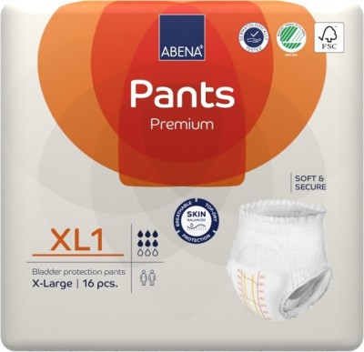 Abena Pants Premium XL1 inkontinenční plenkové kalhotky 16 ks